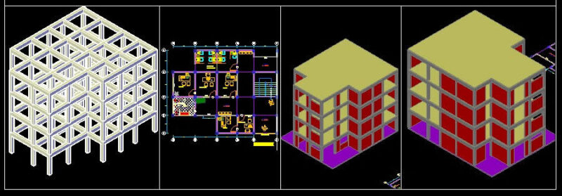 Building 3D DWG Model for AutoCAD