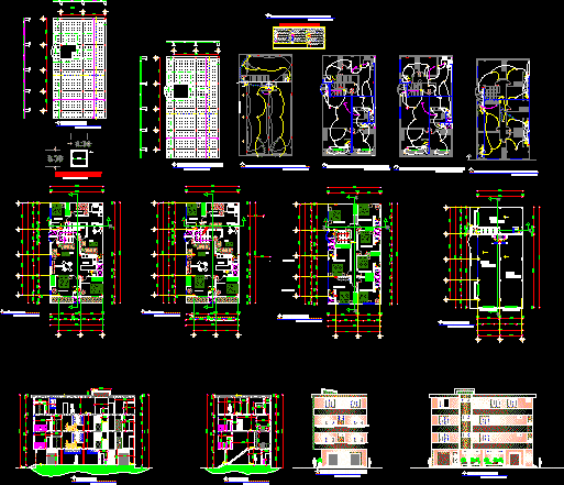 Building And Stores DWG Section for AutoCAD • Designs CAD