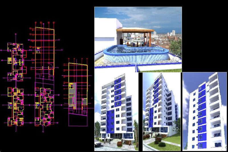 · Building Bahia 16 DWG Block for AutoCAD