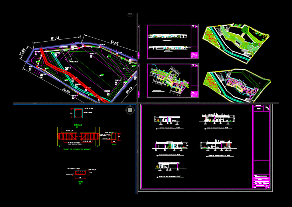 Building Civil Protection DWG Block for AutoCAD