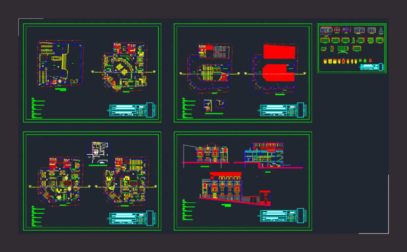 Building Collection And Control DWG Detail for AutoCAD