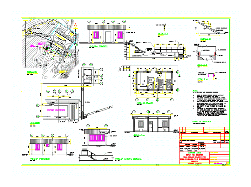 Building Design DWG Block for AutoCAD