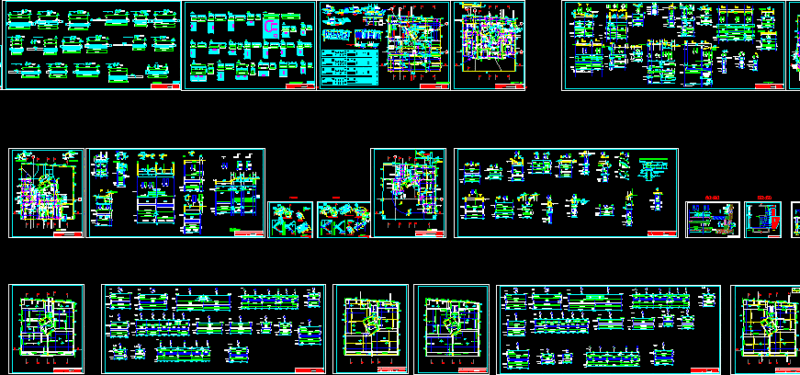 Building Documentation DWG Section for AutoCAD