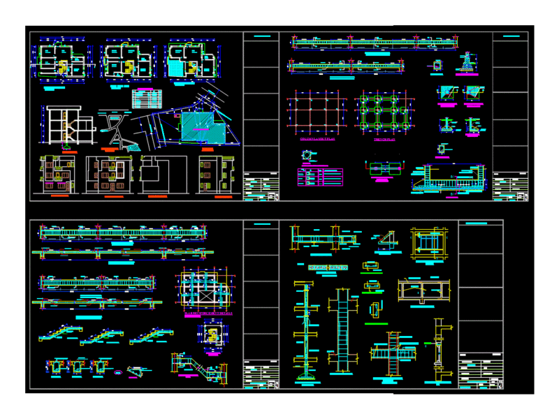 Building Drawing DWG Block for AutoCAD