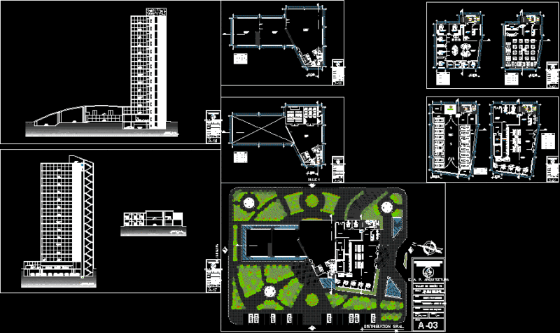 Building Financial DWG Block for AutoCAD