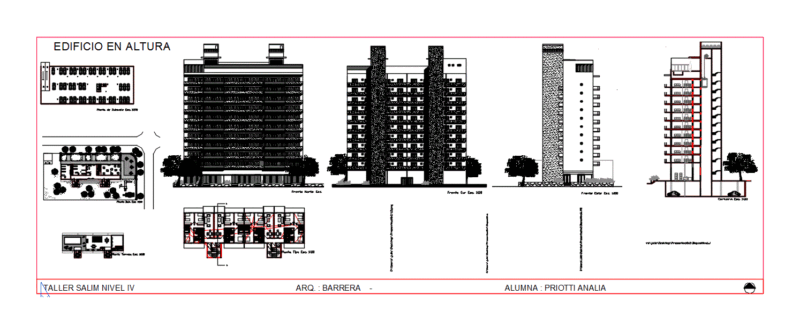 Building Height DWG Block for AutoCAD