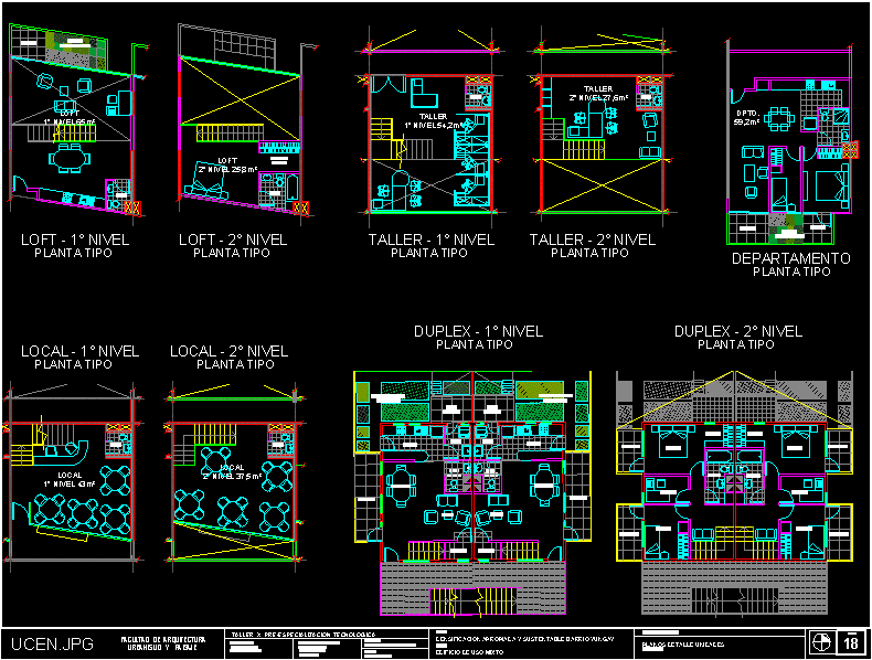 Building In Height Mixed Use Part Dwg Block For Autocad Designs Cad