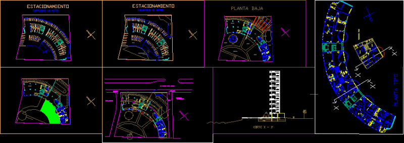 Building In Height DWG Full Project for AutoCAD