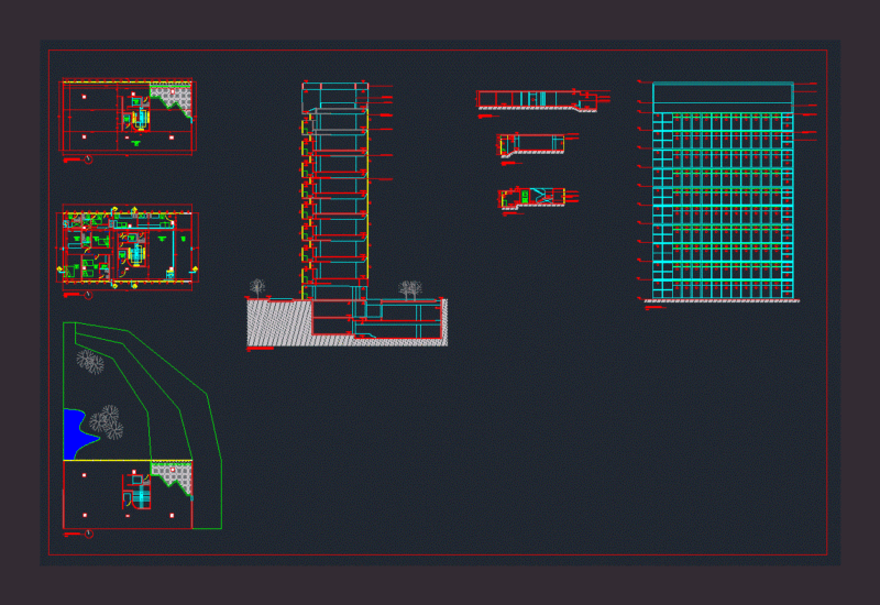Building Jaragua DWG Block for AutoCAD