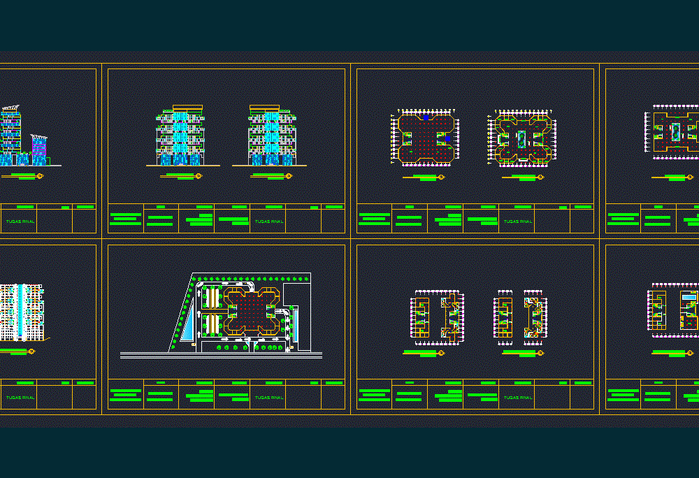 Building Mix Used DWG Block for AutoCAD • Designs CAD