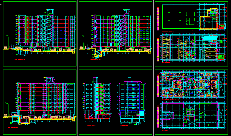 Building Multifamily DWG Block for AutoCAD