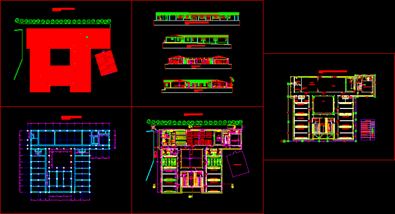 Boarding School Hostel, Student Residence, Student Hostel 2D DWG Plan for AutoCAD