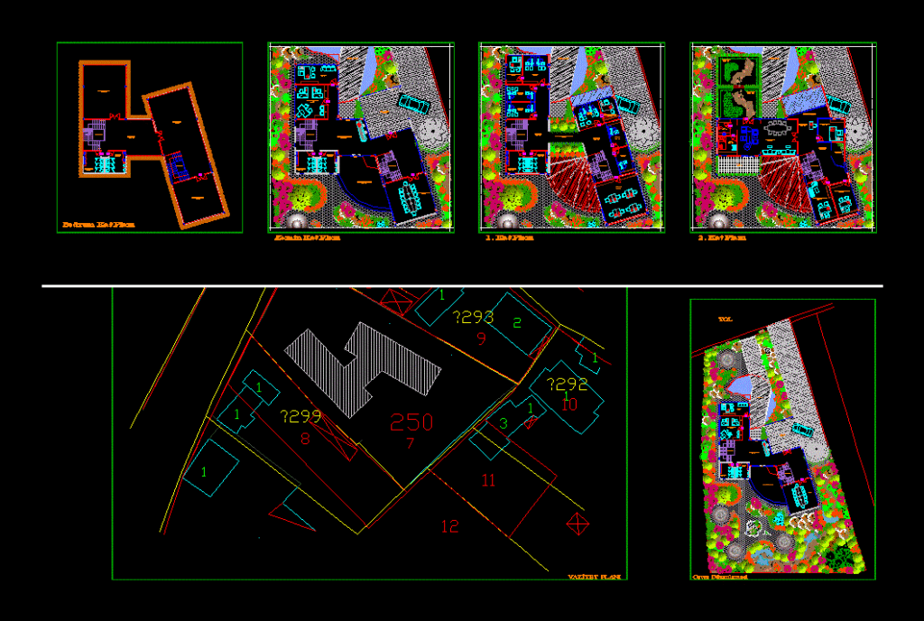 Building Of Municipal DWG Block for AutoCAD