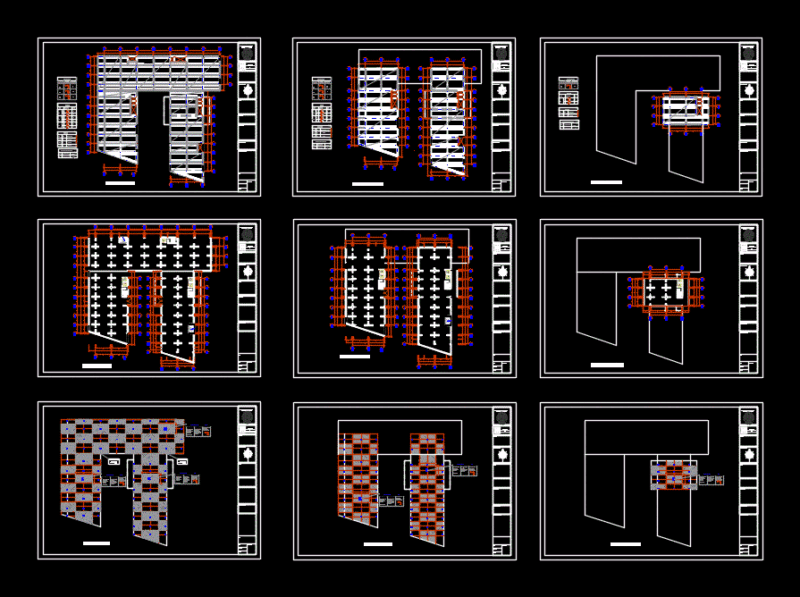 Building Structure DWG Block for AutoCAD