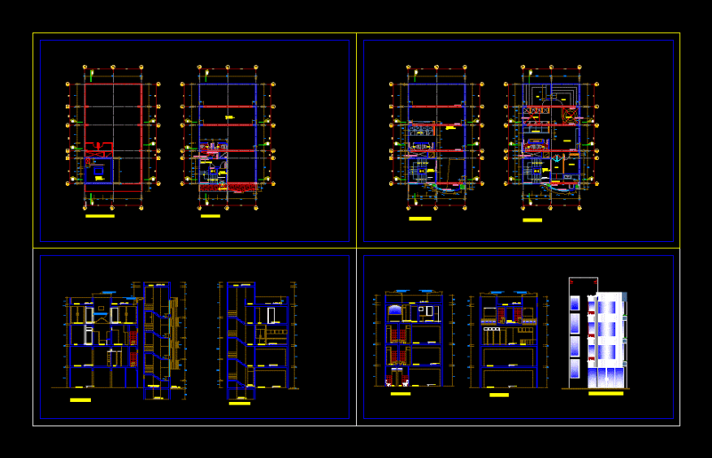 Building Trade – Sauna DWG Full Project for AutoCAD