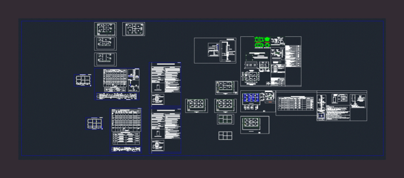 Bungalow DWG Plan for AutoCAD