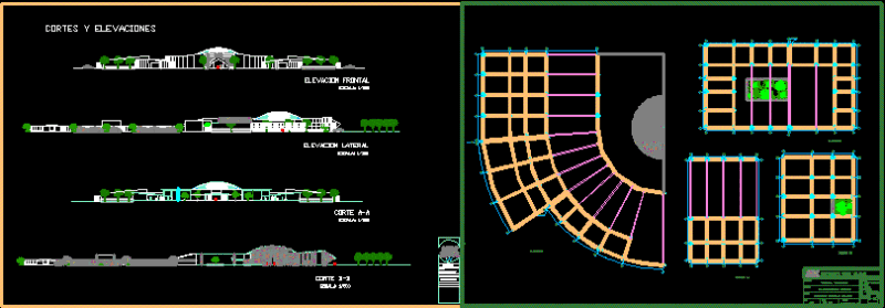 Bus Station – Project DWG Full Project for AutoCAD