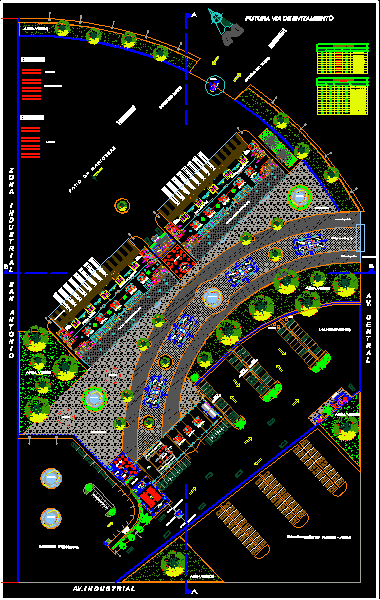 Bus Station DWG Block for AutoCAD • Designs CAD