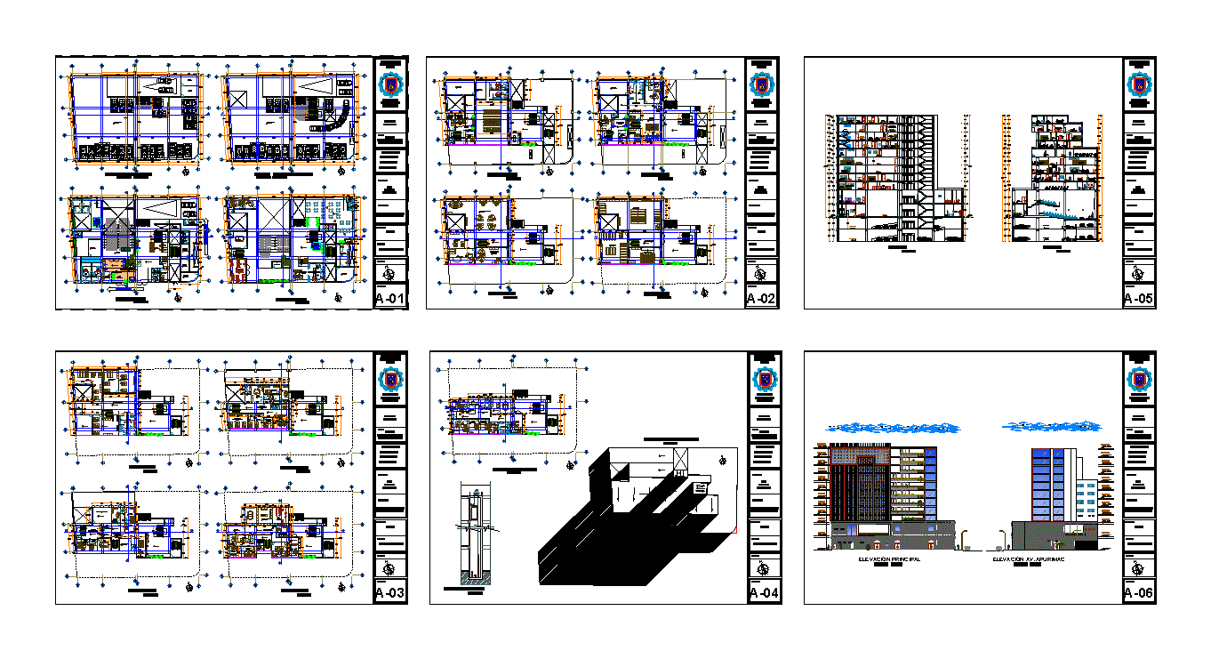 Business Center DWG Section for AutoCAD • Designs CAD