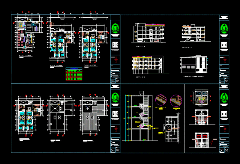 Business Hotel DWG Block for AutoCAD
