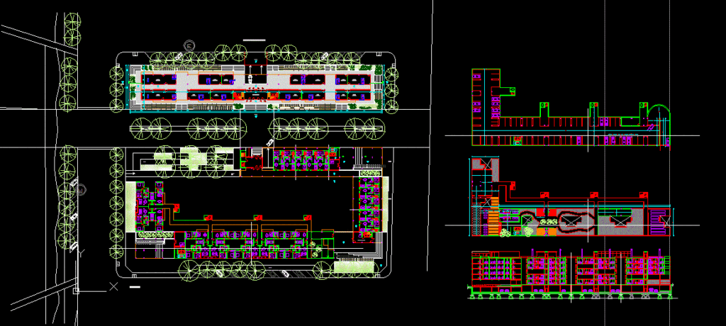 CÓRdoba City Condominium DWG Block for AutoCAD