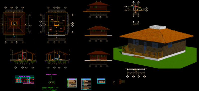Cab 3D DWG Section for AutoCAD