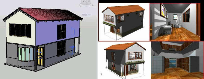 Cabin 3D DWG Model for AutoCAD