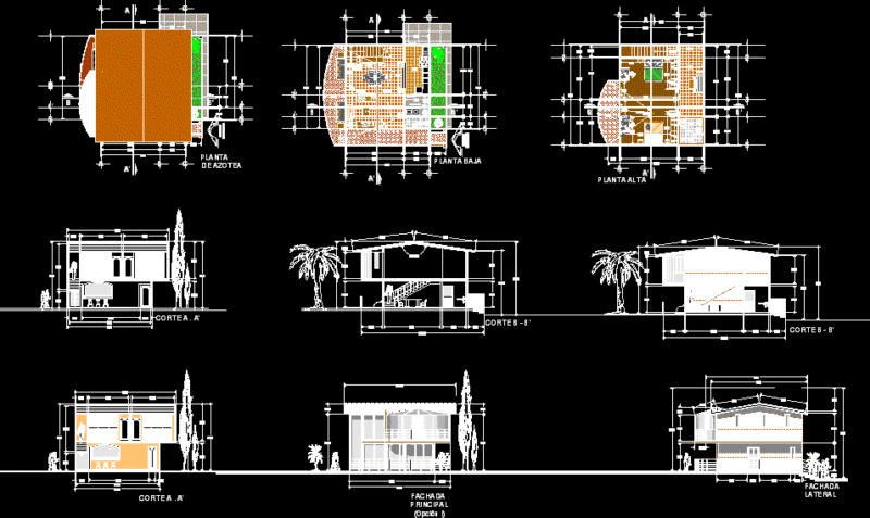 Cabin DWG Block for AutoCAD