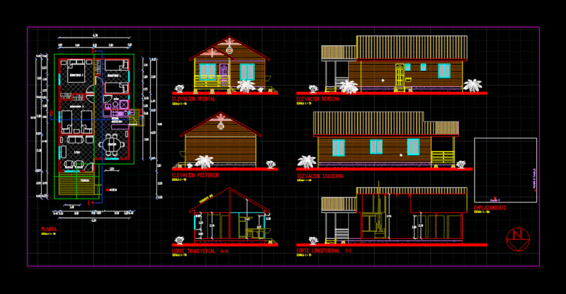 Cabin DWG Detail for AutoCAD