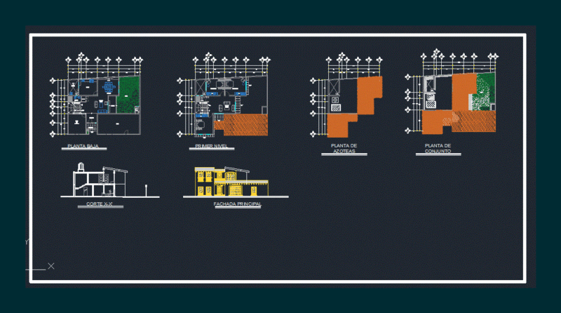 Cabin DWG Plan for AutoCAD