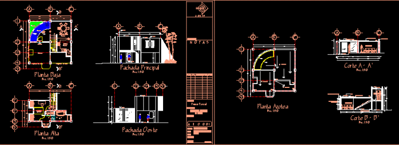 Cabin DWG Section for AutoCAD