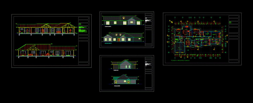 Cabin Room House DWG Block for AutoCAD