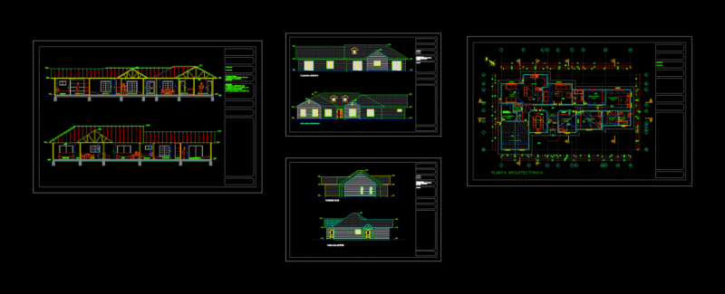 Cabin Room House DWG Block for AutoCAD