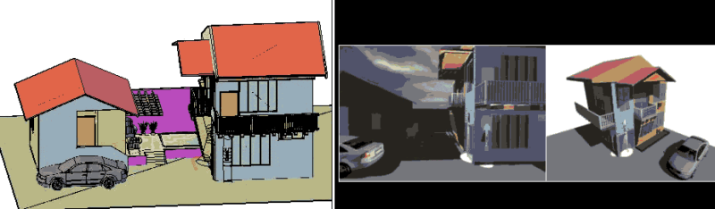 Cabins 3D DWG Model for AutoCAD