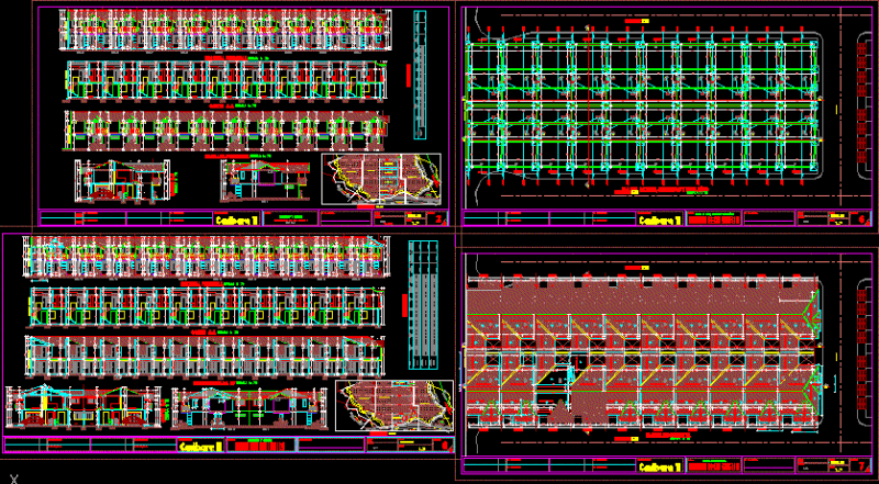 Cabisare Apartment Building – Colombia DWG Section for AutoCAD