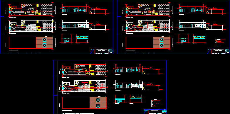 Проект магазина в dwg