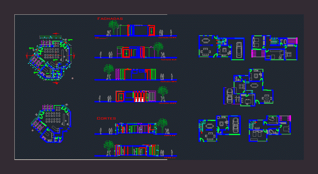 Cafeteria DWG Block for AutoCAD • Designs CAD