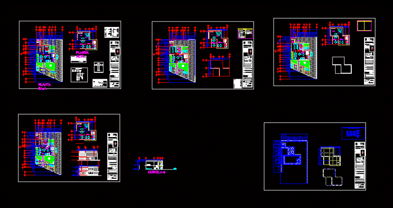 Cafeteria DWG Plan for AutoCAD
