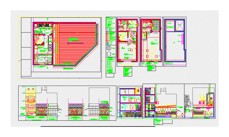 Cafeteria Project DWG Full Project for AutoCAD