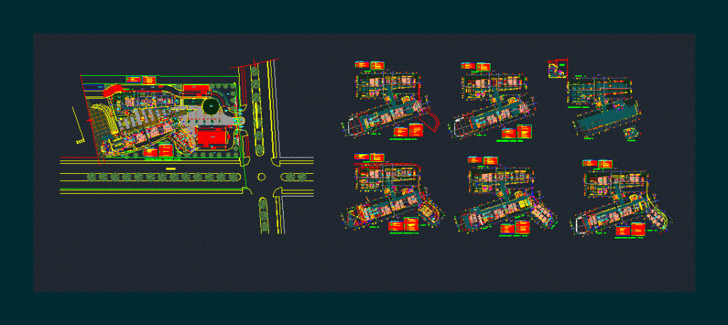 Campus University DWG Full Project for AutoCAD