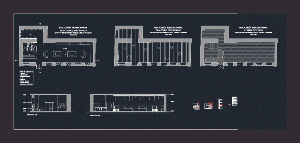 Candy Storedesign DWG Plan for AutoCAD