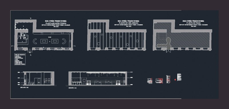 Candy Storedesign DWG Plan for AutoCAD
