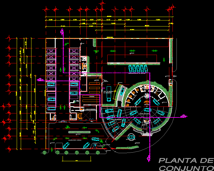 Car Dealership, Showroom, Shop, Parts– Nissan DWG Plan for ...