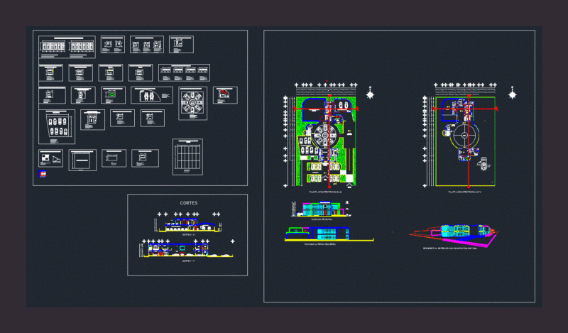 Car Dealership DWG Block for AutoCAD