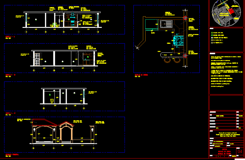 Casa DWG Block for AutoCAD