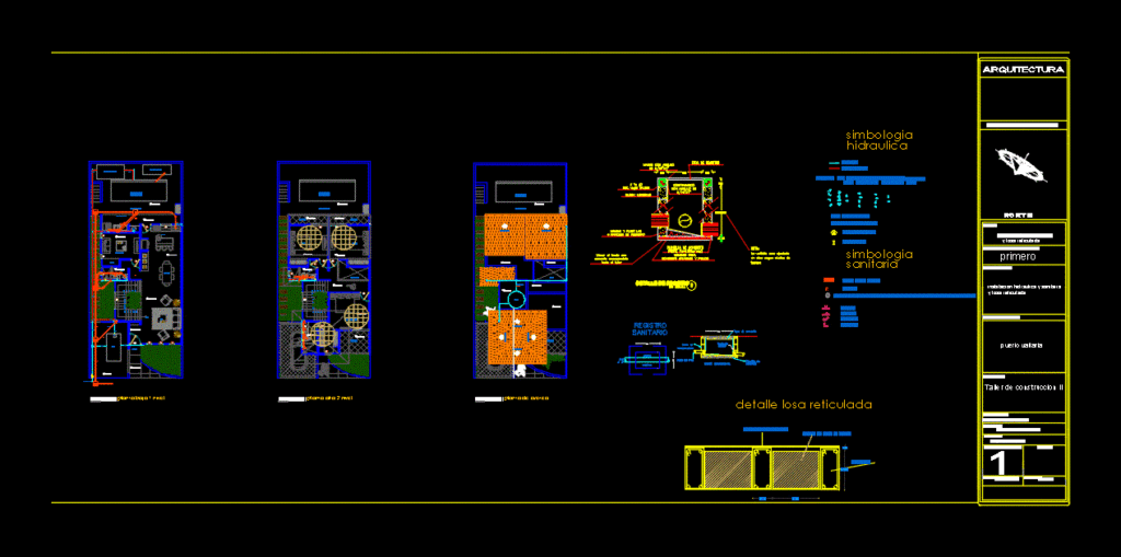 Casa Habitacion DWG Block for AutoCAD