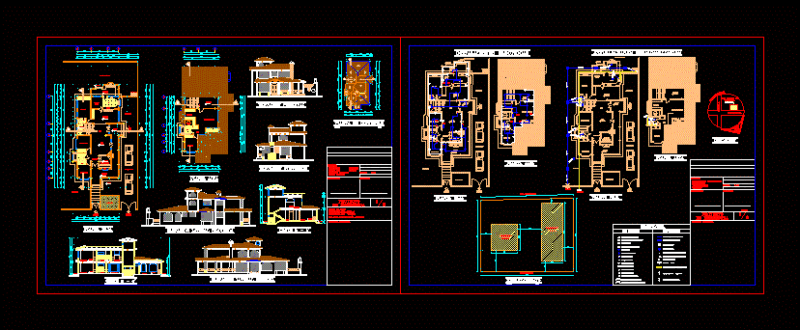 Casa Rustica DWG Plan for AutoCAD