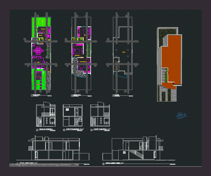 Casahabitacion DWG Block for AutoCAD