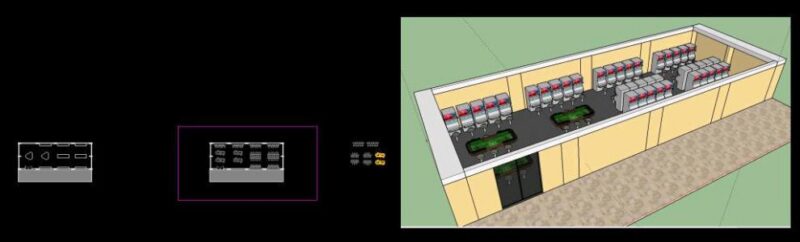 Casino And Slot DWG Model for AutoCAD