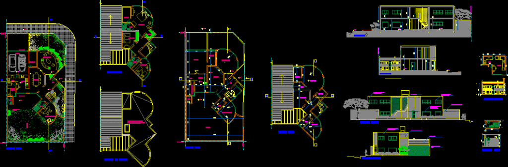 Categori Home DWG Section for AutoCAD